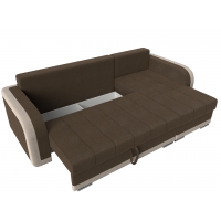 Угловой диван Марсель (рогожка коричневый бежевый) - Изображение 2